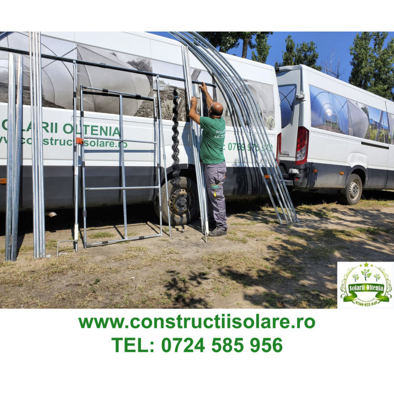 Schelet Solar profesional din teava zincata TZ 4/18 m