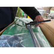 Solar gradina cu schelet metalic 4 x 3 m cu ferestre de aerisire