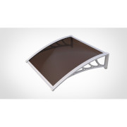 COPERTINA CU BRATE DE PLASTIC, ACOPERITA CU POLICARBONAT, DIMENSIUNE 60X60