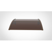 COPERTINA CU BRATE DE ALUMINIU, ACOPERITA CU POLICARBONAT PLIN 2.7MM (PLEXIGLAS), 80 cm latimeX120 CM lungime