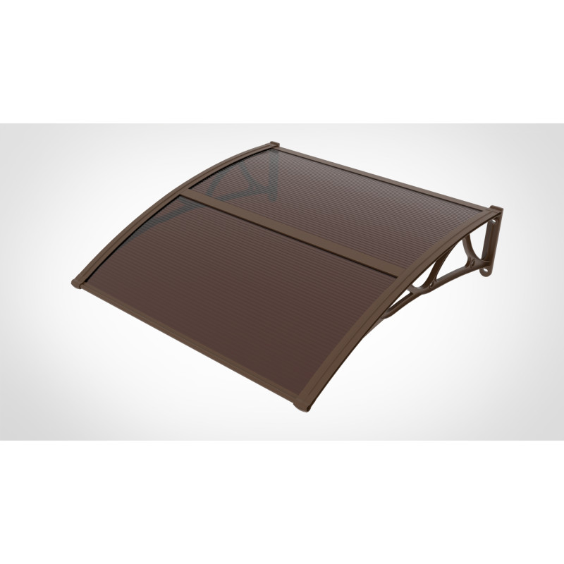 COPERTINA CU BRATE DE ALUMINIU, ACOPERITA CU POLICARBONAT, 100 cm latimeX150 CM lungime