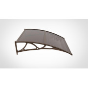 COPERTINA CU BRATE DE ALUMINIU, ACOPERITA CU POLICARBONAT, 100 cm latimeX150 CM lungime