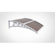 COPERTINA CU BRATE DE PLASTIC, ACOPERITA CU POLICARBONAT, DIMENSIUNE 100cm latimeX150CM lungime