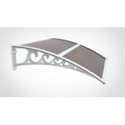 COPERTINA CU BRATE DE PLASTIC, ACOPERITA CU POLICARBONAT, DIMENSIUNE 100cm latimeX150CM lungime