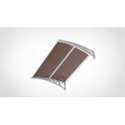 COPERTINA CU BRATE DE PLASTIC, ACOPERITA CU POLICARBONAT, DIMENSIUNE 100cm latimeX150CM lungime