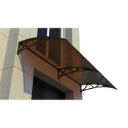 COPERTINA CU BRATE DE ALUMINIU, ACOPERITA CU POLICARBONAT, 100cm latimeX200 CM lungime