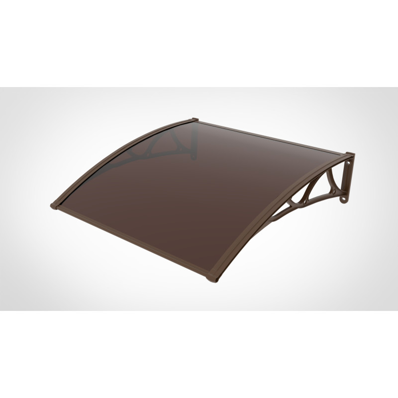 COPERTINA CU BRATE DE ALUMINIU, ACOPERITA CU POLICARBONAT PLIN 2.7MM (PLEXIGLAS), 100 cm latimeX200 CM lungime