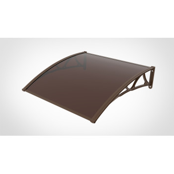 COPERTINA CU BRATE DE ALUMINIU, ACOPERITA CU POLICARBONAT PLIN 2.7MM (PLEXIGLAS), 100 cm latimeX200 CM lungime
